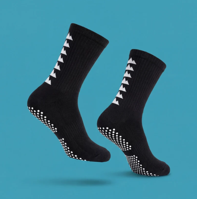 S-Grip Black Compression Socks
