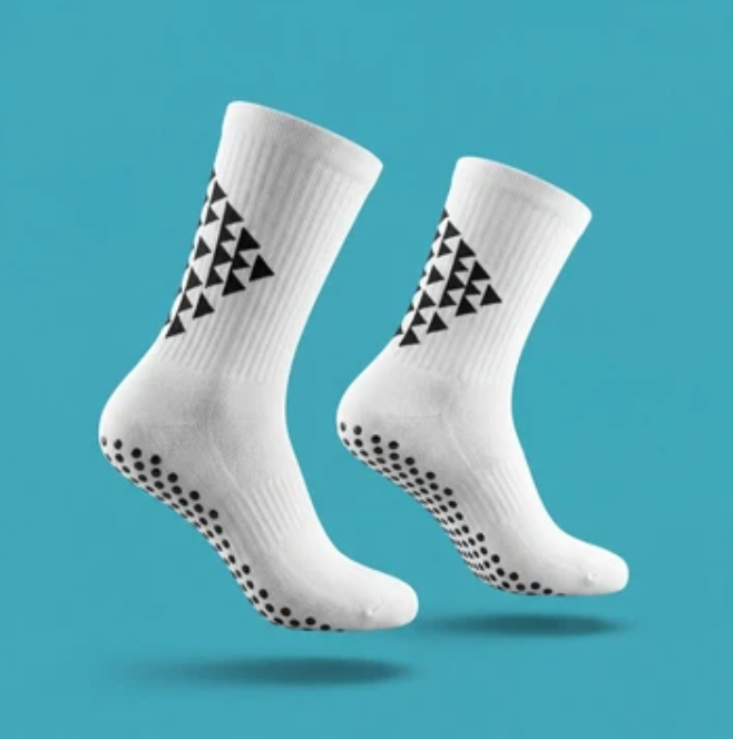S-Grip White Compression Socks